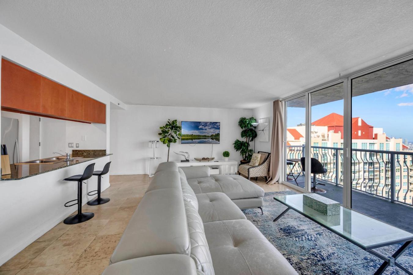 *Luxurious Highrise 2Brcondo Brickell- Waterviews* ميامي المظهر الخارجي الصورة